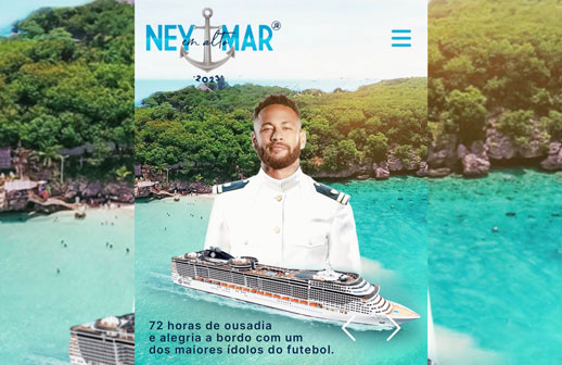 “Ney em Alto Mar”, cruzeiro temático de Neymar com o MSC