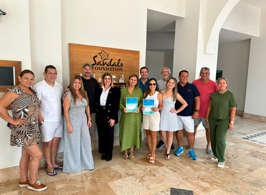 Sandals Royal Curaçao recebeu os tops vendedores da América Latina