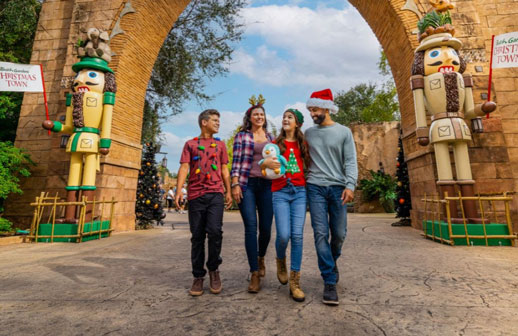 Christmas Town no Busch Gardens