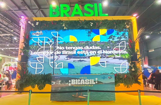 Brasil se destaca em 20 feiras internacionais de turismo em 2025