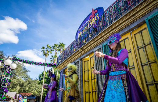 Busch Gardens Tampa Bay celebra o Mardi Gras