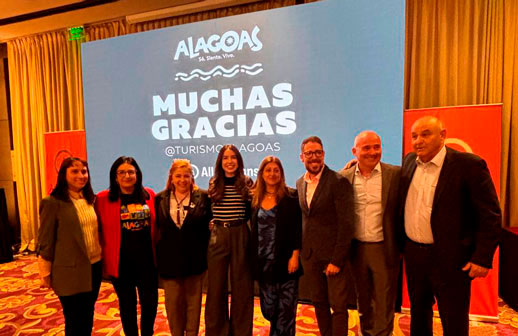 Alagoas reforça presença na Argentina como destino turístico do Nordeste brasileiro