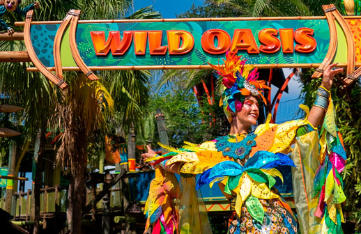 Novidade no Busch Gardens Tampa Bay: Wild Oasis, a atração infantil mais imersiva da América do Norte