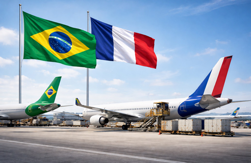 Brasil e França firmam novo marco aéreo e antecipam aplicação de regras via acordo administrativo
