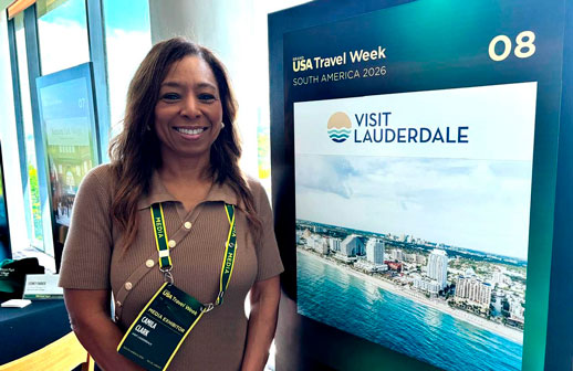 Visit Lauderdale reforça aposta na América do Sul e destaca Fort Lauderdale como alternativa acessível a Miami