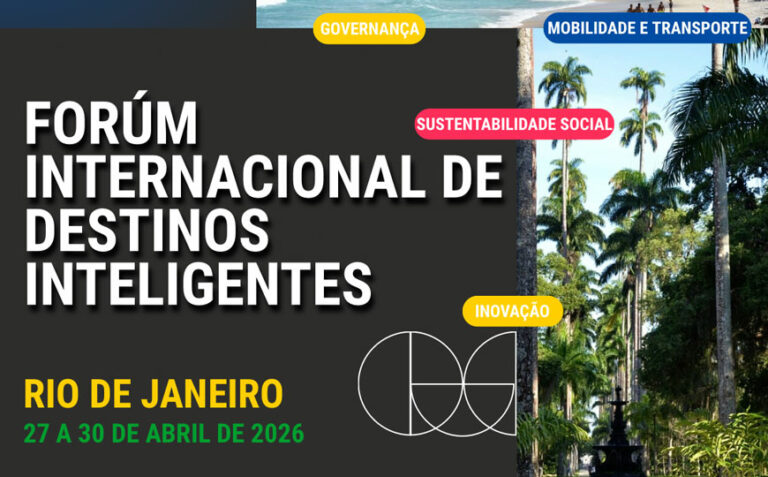 Rio de Janeiro sediará o Fórum Internacional de Destinos Inteligentes 2026