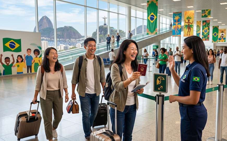 Brasil e China adotam isenção recíproca de vistos até dezembro de 2026