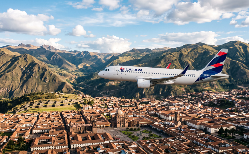 Latam terá voo direto entre São Paulo e Cusco 
